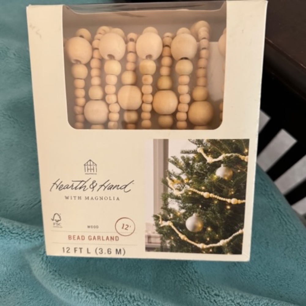 Wood Bead Garland